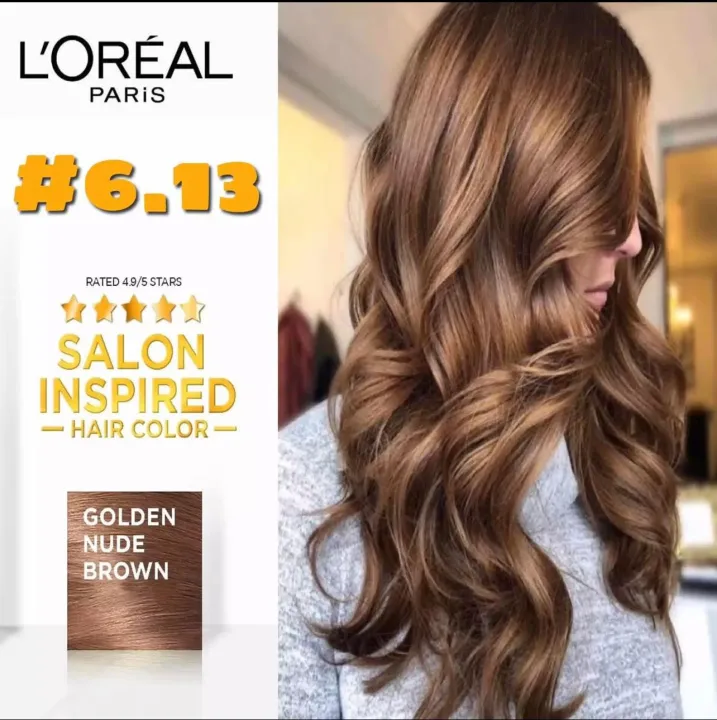 Best Seller Loreal Hair Color # Golden Nude Brown | Lazada PH