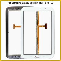 หน้าจอสัมผัสสำหรับ N5100ใหม่ N5110 Samsung Galaxy Note 8.0 GT-N5100หน้าจอสัมผัสกระจกกันรอยดิจิตอลเซ็นเซอร์กระจกหน้าจอ LCD เปลี่ยน