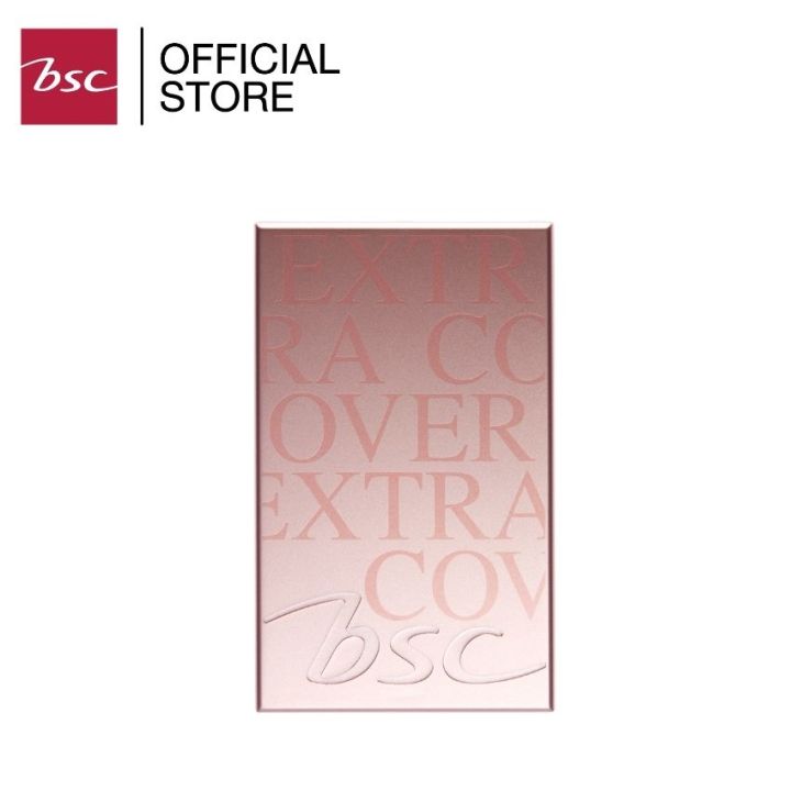 bsc-super-extra-cover-high-coverage-powder-spf30-pa-แพคคู่สุดคุ้ม-ตลับจริง-และตลับ-รีฟิลแบบเติม-แป้งผสมรองพื้น-สูตรปกปิดเนียนสนิท-แนบสนิทเสมือนผิวคุณเอง-เครื่องสำอาง-แป้ง-พัฟ