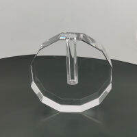 120*120*30MM with hole size of 75MM new arrival clear and high quality beautiful crystal vase for sale