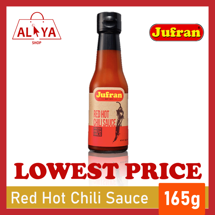 Jufran Red Hot Chili Sauce 165g Jufran Hot Sauce Jufran Sauce