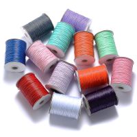 【YD】 0.5/0.8/1.0/1.5/2.0/2.5mm 10M Colorful Waxed Thread Cord Rope String Beading Jewelry Making Supplies