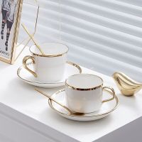 Coffee Set European Entry Lux Combination Office Home Afternoon Tea Cup Set Good-Looking Ceramic Mug Ceramic Cup