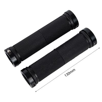 2pcs/1 Pair Mountain Road Cycling Bike Bicycle MTB Handlebar Cover Grips Smooth Soft Rubber Anti slip Handle Grip Lock Bar End