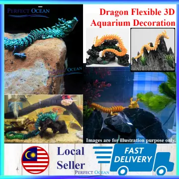 Joints 3D Printed Articulated Dragon Dragon Toy Figurine 3D