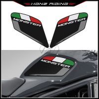 For Ducati Monster 797 821 1200 2017-2019 Sticker Motorcycle Anti-Slip Side Tank Pad Protection Knee Grip Mat