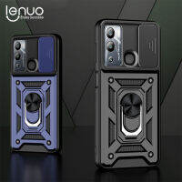 Lenuo เกราะหนาสำหรับ Infinix 12i ร้อน11i ร้อน30i เคสโทรศัพท์ TPU + PC ฝาหลังลายรถแหวนแข็งพร้อมที่หุ้มรีโมทคอนโทรไร้สายป้องกันกล้อง