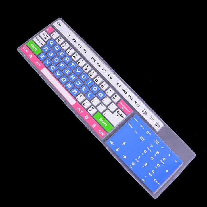 Colours waterproof computer keyboard cover, desktop computer keyboard
