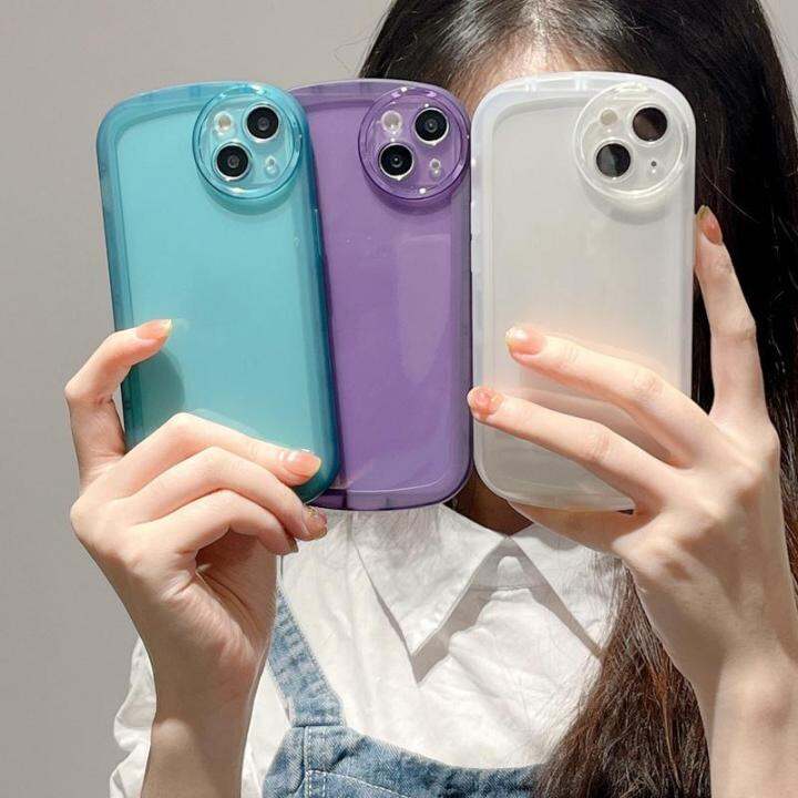 เคสซิลิโคน-tpu-อ่อนสำหรับ-samsung-galaxy-a12-5g-เคส-a10-a10s-a20s-a20-a30-a50-a51-a52-a52s-a72-a30s-m10เคสโทรศัพท์สีลูกกวาดปลอกฝาหลังแบบใสกันกระแทก