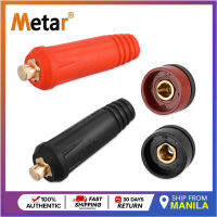 Metar 1Set/2 Pcs Welding Connector Accessory Cable Panel Connector Socket Parts Replacement