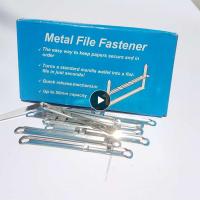 Metal Binding Clips Recyclable Firm And Practical Loose-leaf Binder Convenient And Quick Durable Binding Fixer Office Supplies