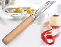 1PC Stainless Steel Cutter Vegetable Fruit Apple Slicer with Wood Handle Potato Peeler Parer Tool EKX 197 Graters  Peelers Slicers