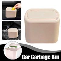 Hanging Car Trash Can Vehicle Garbage Dust Storage Pressing Abs Square Box Car Auto Accessories Interior Bin Trash S3m4