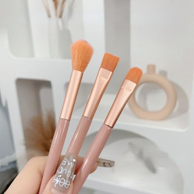 XIXI 3 Piece Set Makeup Brush Beginners Portable Blush Brush Eyeshadow Brush Hair Soft and Skin-friendly Makeup Tools Makeup Brushes Sets