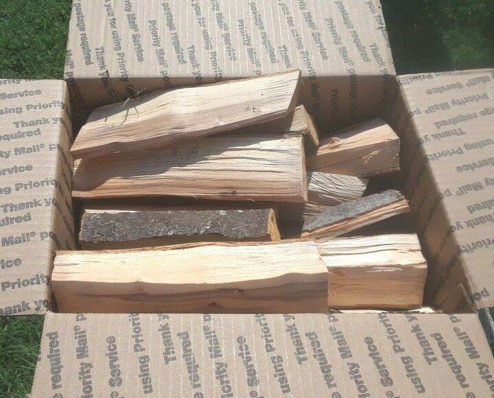 Apple Wood Chunks Smoking Barbeque Smoking Grill Charcoal Imported Kayu