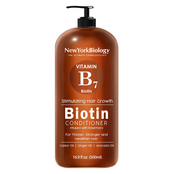 New York Biology Biotin Conditioner for Hair Growth and Thinning Hair ...