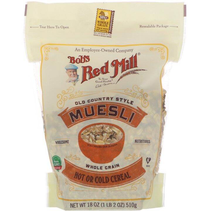 Bob's Red Mill, Muesli, Old County Style, Whole Grain, 18 oz (510 g