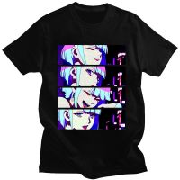 Anime Cyberpunk Edgerunners Tshirts Lucy Tee Men Gothic Short Sleeves T Harajuku