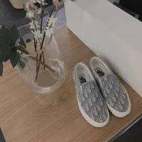 vans dior slip on