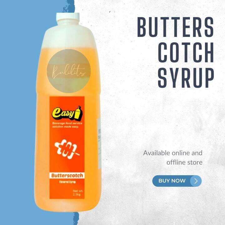 EASY BRAND butterscotch syrup 2.5Kg Lazada PH