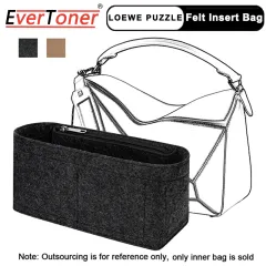 EverToner Felt Insert Bag Organizer for Neonoe Makeup Handbag