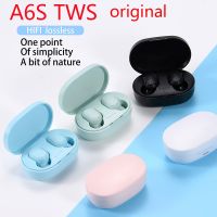 Original A6S TWS Headset Wireless Earphones Bluetooth Headphones Sport Stereo Fone Bluetooth Earbuds PK A6 E6 for Xiaomi iPhone Over The Ear Headphone