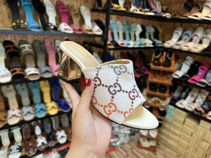 รองเท้าส้นสูง-พร้อมส่ง-size-36-40-eu-ครีม-รองเท้าผู้หญิง-รองเท้าแฟชั่นเกาหลี-รองเท้าเเฟชั่นผู้หญิง-รองเท้าสูงส้นหนา-ใส่สบาย-เบา-klo015