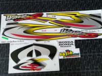 สติ๊กเกอร์ HONDA WAVE 110 S สีเงิน ปี 2001-2002 รุ่น 4 ราคาถูกที่สุด คุณภาพดี