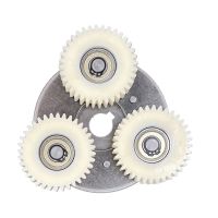 Ebike Gear Clutch Motor Gear Clutch Kit 36 Teeth for 500W Electric Bicycle Nylon Gears Motor Gear Clutch Kit