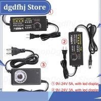 Dgdfhj Shop 220V To 9V-24V 1A 3A 5A Universal Charger Adjustable Power Supply Adapter 5V 12V 18V DC Converter connector Transformer