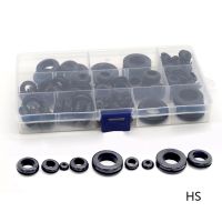 133pcs Assortment Waterproof Sealing Protect Wire Set Plugs Cables Electrical Grommet Kit 8Sizes Conductor Gasket Ring Rubber