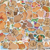 【LZ】◘  10/30/50PCS Kawaii Capybara Sketchbook Sticker Aesthetic PVC Korean Stationery Decoraction Scrapbooking School Supplies for Kids