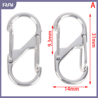 【RAI】 2 pcs Zinc Alloy S-shaped สายรัดข้อมือ S-shaped Double HEAD SPRING HOOK