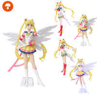 ของเล่น Pretty Guardian ตุ๊กตาเห็ดจากภาพยนตร์ Sailormoon ภาพอนิเมะเครื่องประดับตกแต่งหน้าเค้กตุ๊กตาขยับแขนขาได้