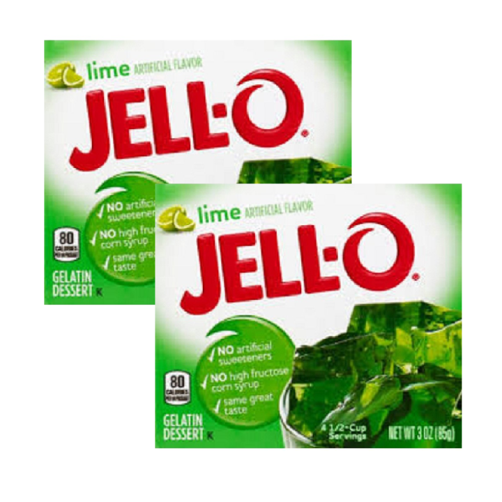 Jell O Lime Gelatin Dessert ( 8.5g x 2 ) Lazada PH