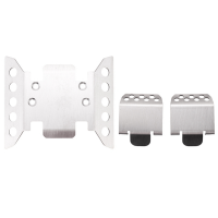 3PCS Metal Chassis Armor Axle Protector Skid Plate for 1/6 RC Crawler Car Axial SCX6 AXI05000 Upgrade Parts