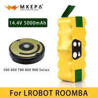 (มีในสต็อก) 14.4V 5000MAh หุ่นยนต์ดูดฝุ่น IRobot Roomba 500 600 700 800 900 Series 14.4V 620 650 770 780 580แบตเตอรี่ **