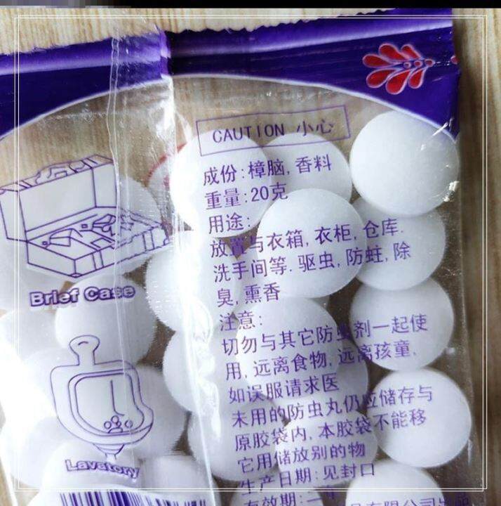 Put mothballs in clothes, insect repellent blocks, mothballs, odor