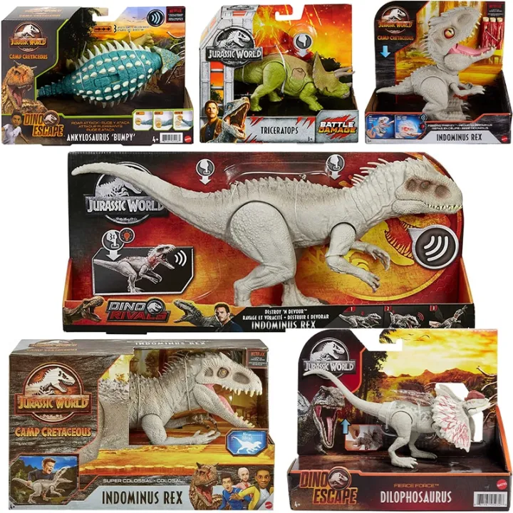 Jurassic World Toys Figure Destroy ‘N Devour Indominus Rex Velociraptor ...