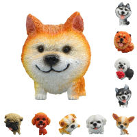 Resin Dog Decoration Figurine Corgi Bulldog Poodle Chihuahua Frise Husky Bichon