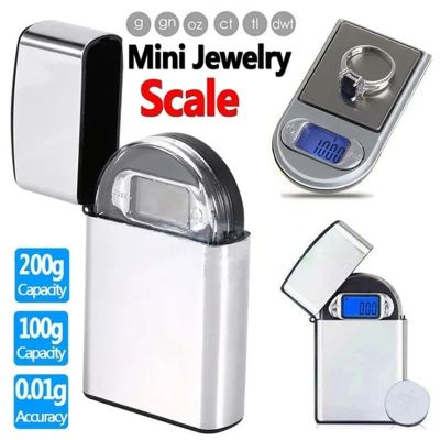Survival kits Mini Electronic Scale Mini Lighter Pattern 0.01g Precision Digital Scales Pocket Scale for Diamond Kitchen Electronic Scale Survival kits