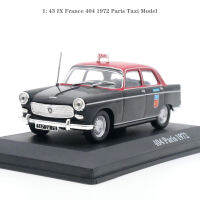 1: 43 IX France 404 1972 Paris Taxi Model Alloy Collection Model