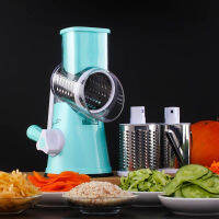 3 in 1 Multifunctional Vegetable Cutter Rotary Grater Mandoline Slicer Manual Chopper Kitchen Accessories