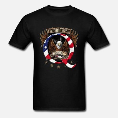 Qanon Q Shirt Trump Wwg1Wga Trust The Plan Medium Size Q T-Shirt
