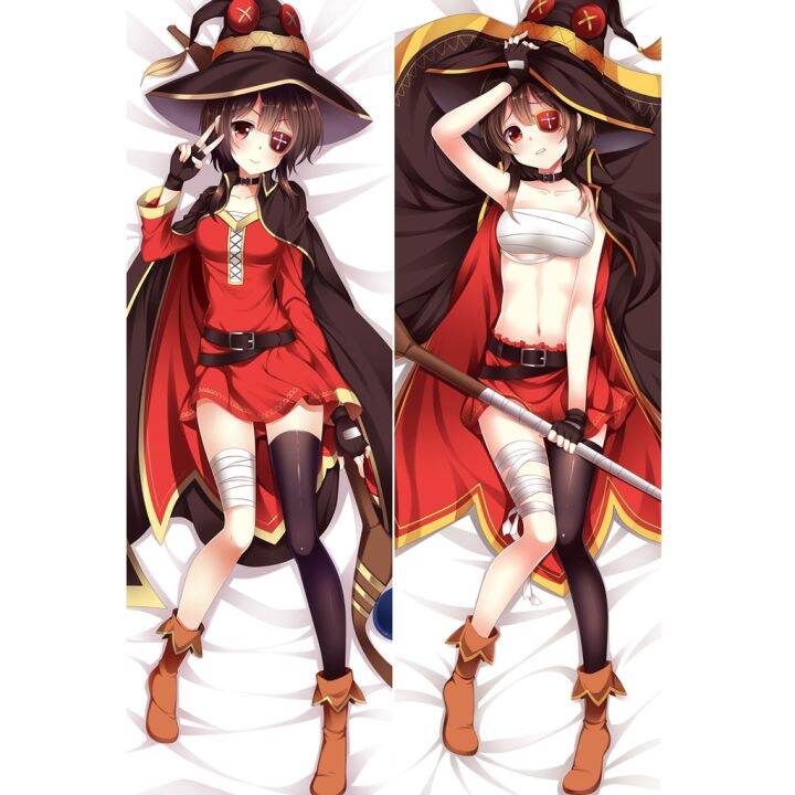 การ์ตูนญี่ปุ่น-konosuba-gods-blessing-on-this-wonderful-world-ขนาด-60x180-ซม-ปลอกหมอน-ลาย-megumin-dakimakura-สําหรับกอดร่างกาย