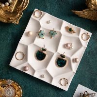 Jewelry Display Tray Irregular Uneven Plasterboard Earrings Shoot Props Decoration Storage Tray