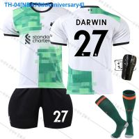 ◐ NBA75thAnniversary4 2023-24 Liverpool away game new green No. 11 Salah 27 Nunes 66 Alexander-Arnold soccer jersey