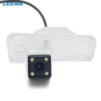 LEEWA Car Backup Rear View CCD Camera With 4-LED For Hyundai New Santafe IX45 Parking Reversing Camera CA2755