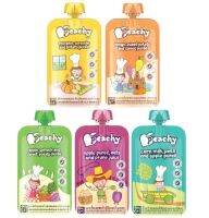 (ล็อตใหม่‼️) Peachy อาหารเสริมสำหรับเด็ก 6M+ รวมรสยอดนิยม 5 รสชาติ