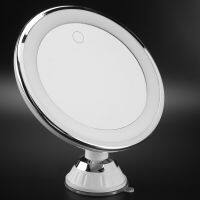 Vanity Mirror 10X Magnify with Lights and Suction Cups&amp;Easy Install 360 Swivel Dual-Use Rechargeable/Battery